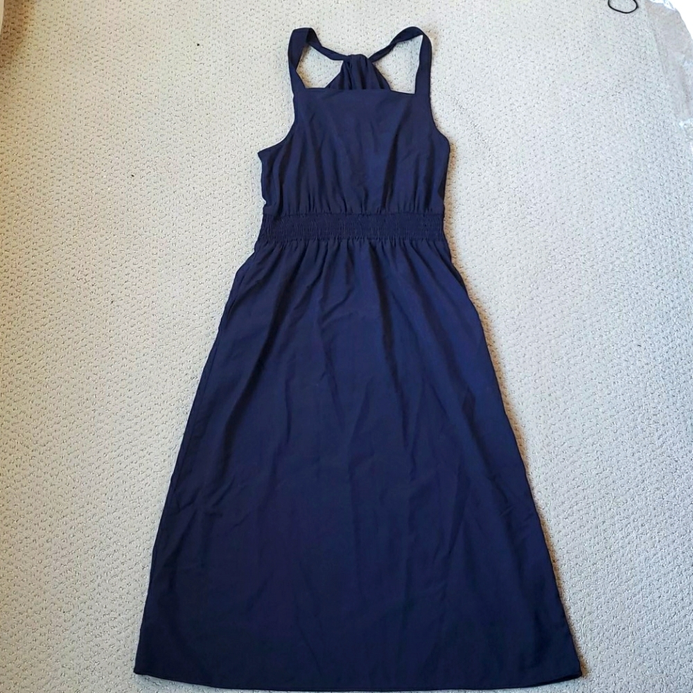 H&M Navy Midi Summer dress